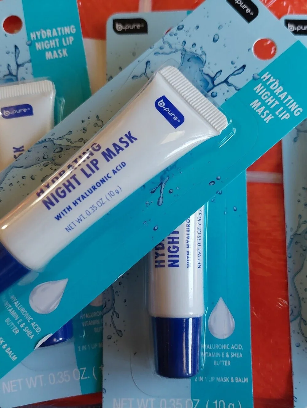 Lot Of 4 B Pure Hydrating Lip NIGHT MASK TIKTOK VIRAL Bpure